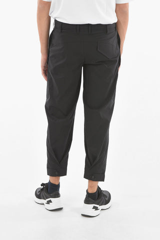 Tech Cotton PARACHUTE Cargo Pants with High Waist