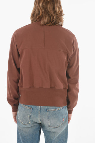 Zipped High Neck Sweater With Side Pockets