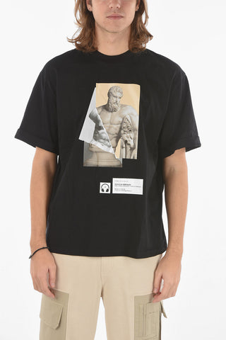 THE STATE HERMITAGE MUSEUM Crewneck TORSO OF HERCULES T-shirt with Print