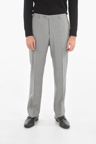 Single Breasted Lined LEADER Houndstooth Virgin Wool Suit