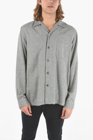 Cotton Long Sleeved Shirt With Breast Pockets