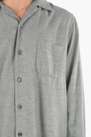 Cotton Long Sleeved Shirt With Breast Pockets