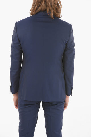 Virgin Wool ACADEMY Suit with Notch Lapel