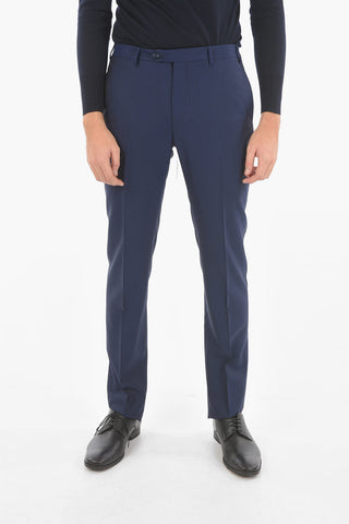 Virgin Wool ACADEMY Suit with Notch Lapel