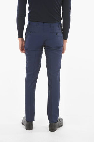 Virgin Wool ACADEMY Suit with Notch Lapel