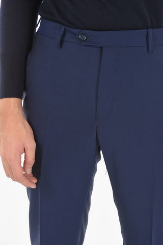 Virgin Wool ACADEMY Suit with Notch Lapel
