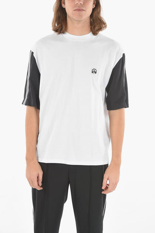T-Shirt Varsity MUSIC BOLT in Jersey Tech con Maniche in Contrasto