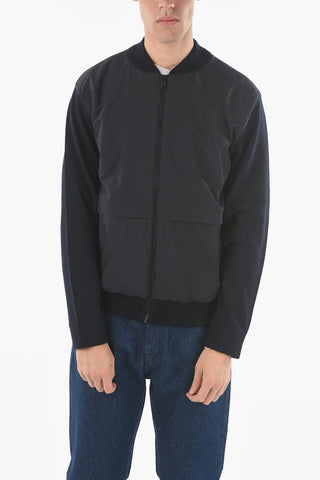 ZZEGNA Windbreaker with Knitted Details