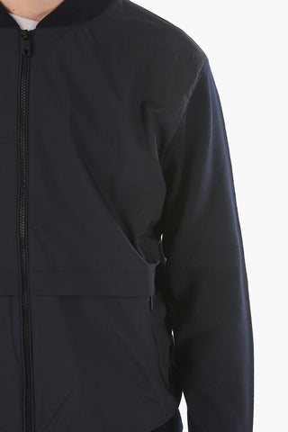 ZZEGNA Windbreaker with Knitted Details