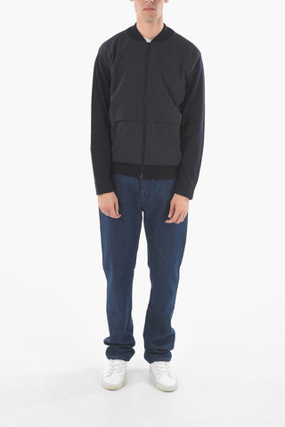 ZZEGNA Windbreaker with Knitted Details