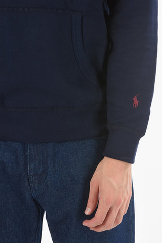 Fleeced Cotton M CLASSICS Hooded Sweatshirt with Logo Embroidery