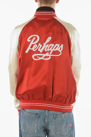 Printed PERHAPS Varsity Jacket