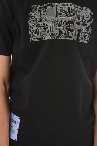 BLOCKCHAIN TOKEN Printed IN DUST Crewneck T-shirt