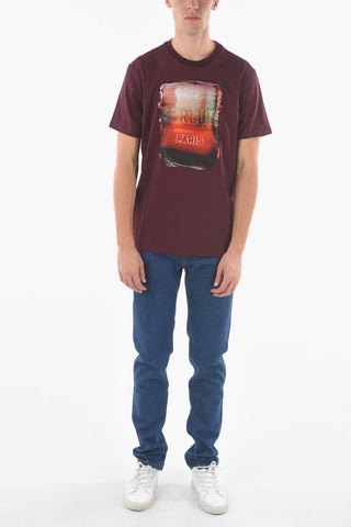 LEV KHESIN X BERLUTI Crewneck T-shirt with Degradé Embossed Print