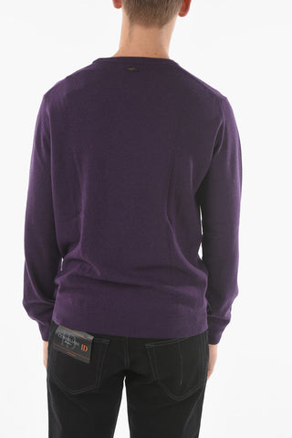 Maglia Girocollo in Misto Cashmere