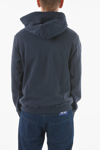 Hooded Sweatshirt with SEAGULL Logo Print