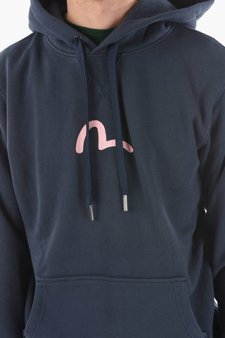 Hooded Sweatshirt with SEAGULL Logo Print