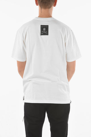 Crewneck T-shirt with Logo Print