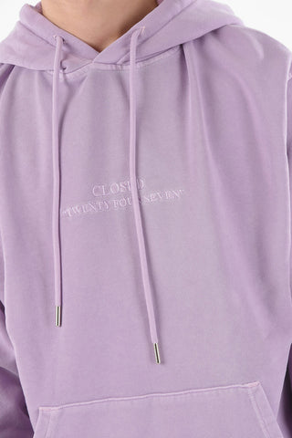 Maxi Patch Pocket Oversized Embroidered Hoodie