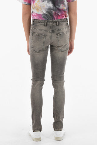 15cm Stretch Denim Distressed Jeans