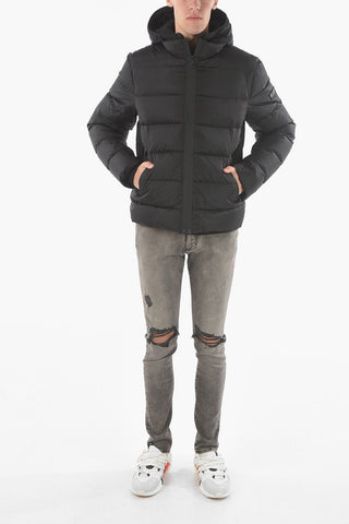 Down Jacket with Double-zip Fastening