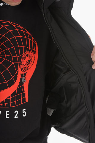 Down Jacket with Double-zip Fastening