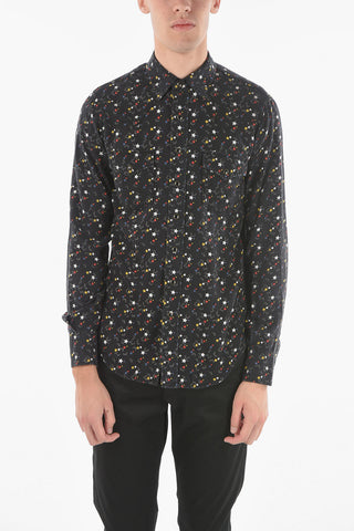 All-over Star-printed Shirt with Double breast pocket