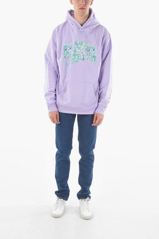 Hooded ARCH LOGO Sweatshirt with Logo Print