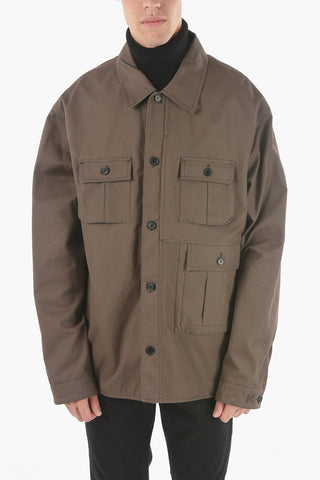 Multipocketed UTILITARIAN Cotton Overshirt