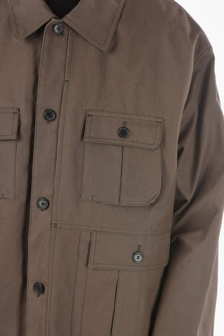 Multipocketed UTILITARIAN Cotton Overshirt