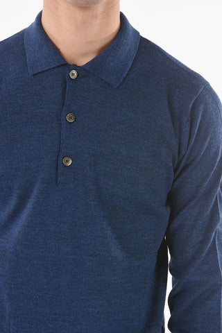Polo Neck Virgin Wool Sweater