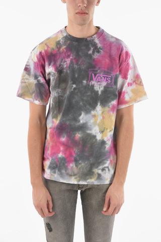 ARIES Tie-Dye Effect Crew-neck T-Shirt