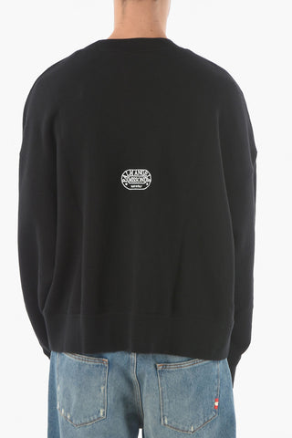MISSONI Brushed Cotton Sweatshirt with Spray-effect Print