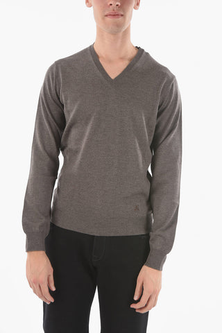 V Neck Virgin Wool Sweater