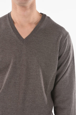 V Neck Virgin Wool Sweater