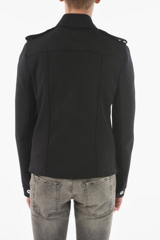 Wool Blend DOUBLE CAVALRY Utility Overshirt
