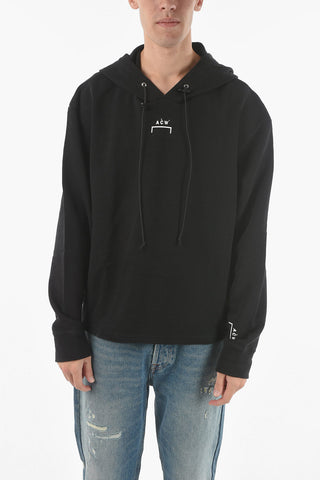 Hooded Sweatshirt with Logo Print