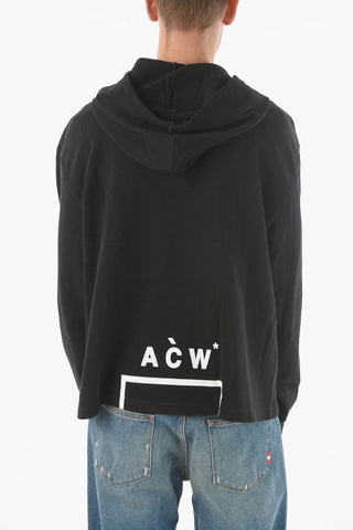 Hooded Sweatshirt with Logo Print
