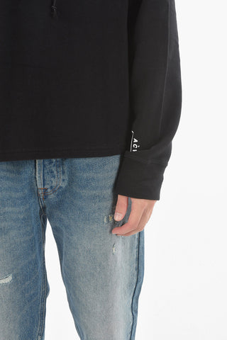 Hooded Sweatshirt with Logo Print