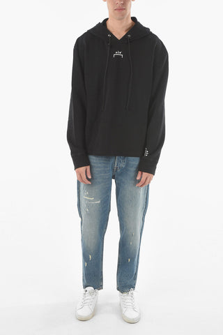 Hooded Sweatshirt with Logo Print