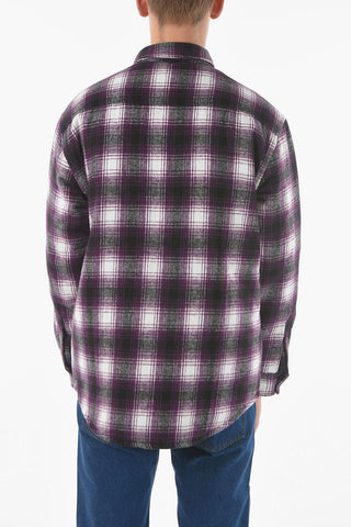 Plaid Checked Flannel TAHOE Overshirt with Snap Buttons