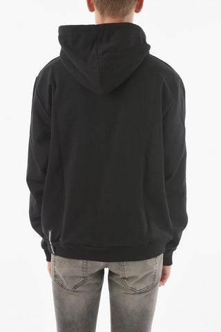 Brushed Cotton PANDY Hooded Sweatshirt with Panda Print