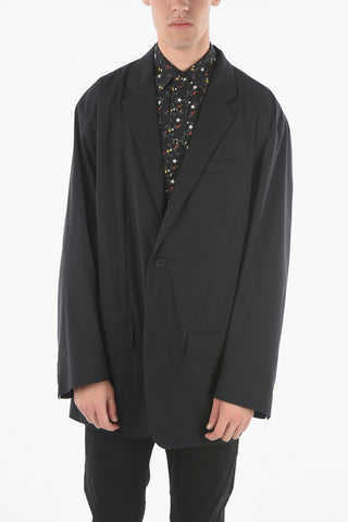 Tech fabric Oversized Blazer