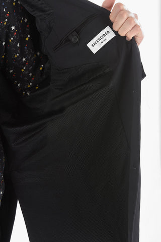 Tech fabric Oversized Blazer
