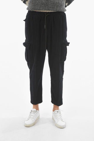 Corduroy Cargo Pant With Drawstring