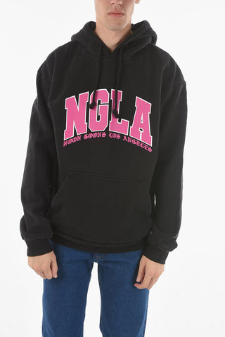 Brushed Cotton Hoodie with Maxi Patch Pocket 
