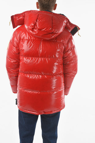 Oversized Down Parka with Removable Hood