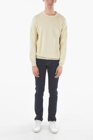 Maglia Girocollo in Cotone Texturizzato