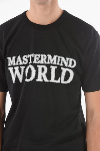 Crewneck T-shirt with Logo Print