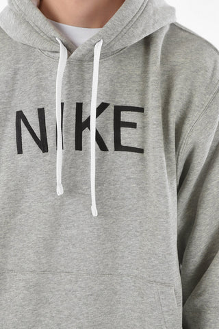 Embroidered Logo Fleece Cotton Hoodie